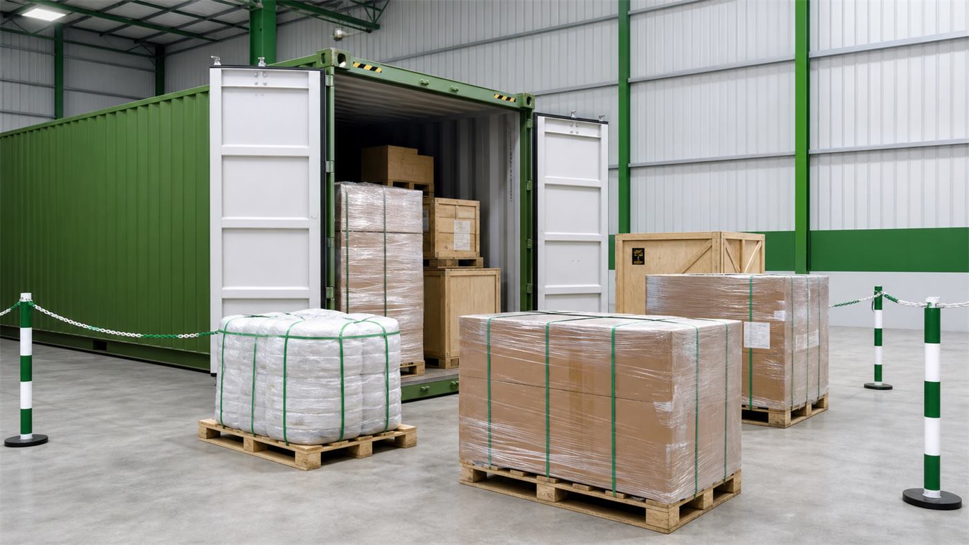 Containers and product batches for fumigation
