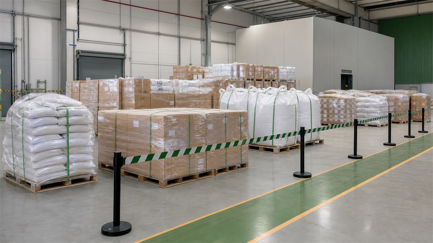 Pallets, bags and big bags for fumigation